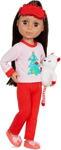 Glitter Girls - Ladybug Shimmer Pajama Top & Pant Regular Outfit - 14-inch Doll Clothes & Accessories Toys, 36 months to 144 months in Kuwait