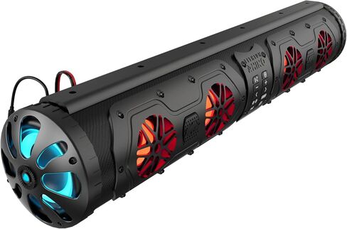 شريط صوت غولف بار بلوتوث مع إضاءة RGB ، 28 بوصة صوت الجولف مقاوم للماء ، 8 مكبر صوت HIFI 2.1HD PowerSports على الطرق in Kuwait