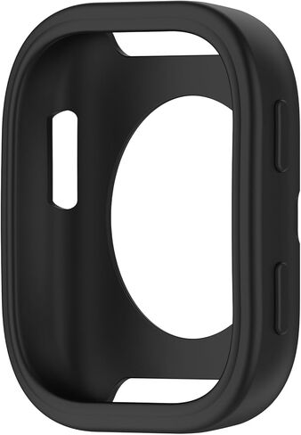 مناسب لـ Amazfit Bip 6 Case ، غلاف واقي الإطار القذيف Sistfit Silicone Protection Case لـ Amazfit Bip 6 A2435 Smartwatch (أسود) in Kuwait