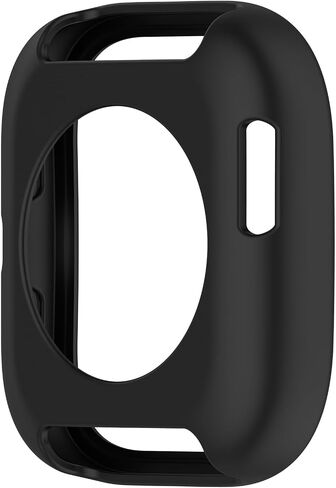 مناسب لـ Amazfit Bip 6 Case ، غلاف واقي الإطار القذيف Sistfit Silicone Protection Case لـ Amazfit Bip 6 A2435 Smartwatch (أسود) in Kuwait