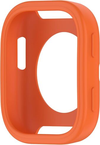 مناسب لـ Amazfit Bip 6 Case ، غلاف واقي الإطار القذيف Sistfit Silicone Protection Case لـ Amazfit Bip 6 A2435 Smartwatch (أسود) in Kuwait