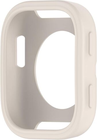 Fit for Amazfit Bip 6 Case, Soft Silicone Protective Case Bumper Sleeve Shell Frame Protector Cover for Amazfit Bip 6 A2435 Smartwatch (Black) in Kuwait