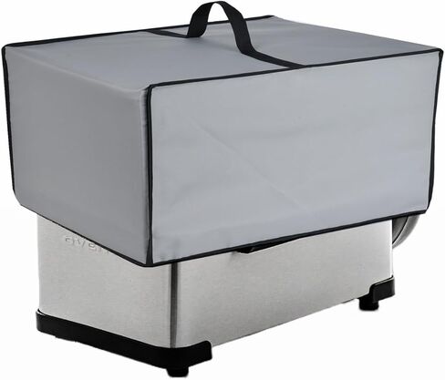 Deep Fryer Cover,Waterproof Heat-resistant,Compatible With T-fal 3.5L Oil Filtration FR702D51 Stainless Steel Deep Fryer(Black) in Saudi Arabia