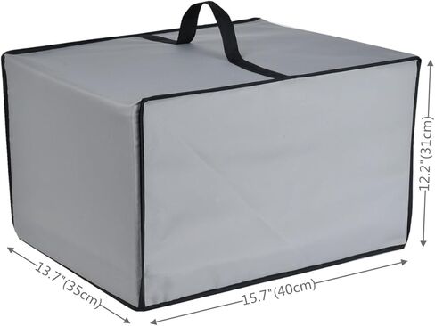 Deep Fryer Cover,Waterproof Heat-resistant,Compatible With T-fal 3.5L Oil Filtration FR702D51 Stainless Steel Deep Fryer(Black) in Saudi Arabia
