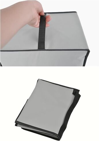 Deep Fryer Cover,Waterproof Heat-resistant,Compatible With T-fal 3.5L Oil Filtration FR702D51 Stainless Steel Deep Fryer(Black) in Saudi Arabia