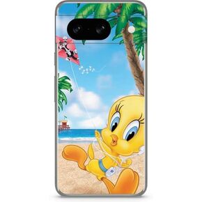 Skinit Decal Phone Skin Compatible with Google Pixel 8 - Officially Licensed Looney Tunes Tweety Bird iPod Design