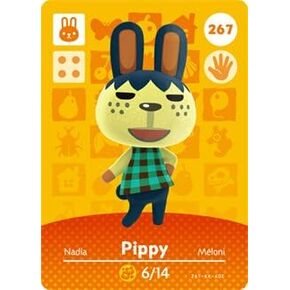 Pippy - Nintendo Animal Crossing Happy Home Designer Amiibo Card - 267