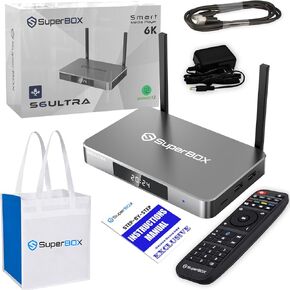 S6 2025 Ultra مع جهاز التحكم عن بعد ، HDMI ، محول الطاقة ، حقيبة حمل ودليل الإعداد