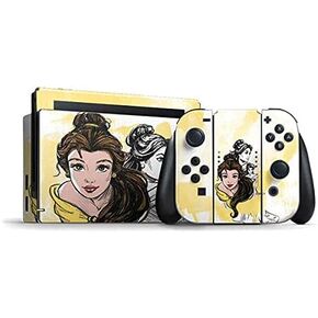 Skinit Decal Gaming Skin Compatible with Nintendo Switch Bundle - Officially Licensed Disney Princess Tiana Art Design