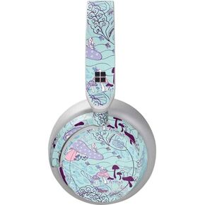 Skinit Decal Audio Skin Compatible with Surface Headphones - Officially Licensed Disney Alice in Wonderland (Animated) Mushrooms Print Pattern Design