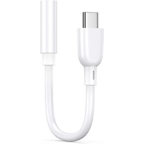 USB C iPhone 16 Headphone Jack Adapter, USB C to 3.5MM Headphone Audio Adapter Dongle Cable Cord for iPhone 16e/16 Pro/16 Pro Max/16 Plus/15/15 Pro Max/15 Plus,Samsung Galaxy S25 Edge S24 A56 A36 A26