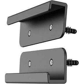 Tablet Wall Mount Phones Brackets Lightweight Multipurpose Stable E Books Stand Universal for Kitchen Home Study Room Office, Black