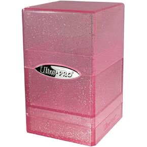 Ultra Pro - Satin Tower 100+ Standard Size Card Deck Box (Green Glitter) - Protect Your Gaming Cards, Sports Cards or Collectible Cards In Stylish Glitter Deck Box in Kuwait