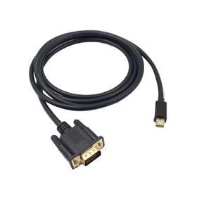 1.8m Feet Mini Displayport to Adapter Cable Gold-Plated Connector for Signal Compatible Monitor Projector Supports Resolution