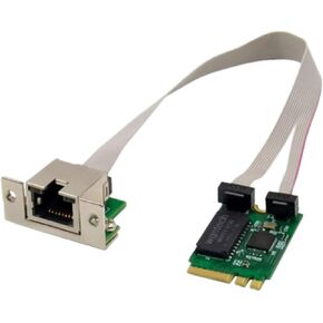 LIANXUE High Speed M.2 A+E 2.5G Ethernet Adapter 2.5G/1G/100M Multi-Gigabit M.2 Networks Card 8125BCOM Industrial Control Card
