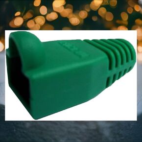 (LCR Inc® (100pc) RJ45 Strain Relief Boot Green Color RJ-SR-0-GN (Patented) $5.95