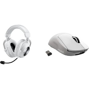 Logitech G PRO X 2 Lightspeed Wireless Gaming Headset + G PRO X Superlight Wireless Gaming Mouse, White