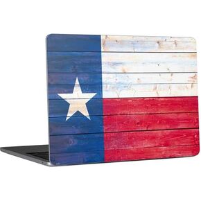 Skinit Laptop Decal Skin Compatible with MacBook Air 13.6in M2 (2022) - Officially Licensed Originally Designed Texas Flag Light Wood Design