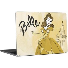 Skinit Decal Laptop Skin Compatible with MacBook Air 13.6in M2 (2022) - Officially Licensed Disney Princess Belle Art Design