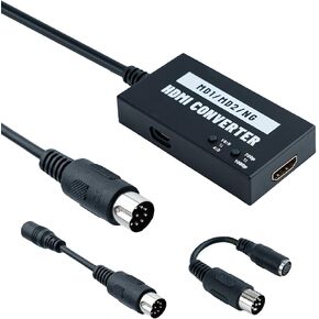 Mcbazel HDMI Adapter for Sega Genesis Model 1/2/3 for HDTV, Multifunctional Video Converter 4:3/16:9, 720P/1080P for Genesis Model 1/2 / 3, Sega CD, CDX, 32X, Nomad ，NEOGEO