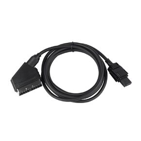 Scart Cable RGB AV Video Cable Connection Line Fit Compatible with The NES Game Console Lead Peritel(1.8 Meters)