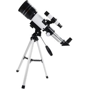 NUOBESTY Astronomical Telescope with Portable Tripod Refractive Eyepiece Lightweight Design for Beginners for Stargazing Exploring Distant Scenery