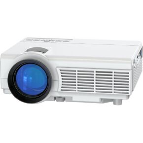 Portable Bluetooth Mini Projector with WIFI, 1080P Full HD Portable Projector, Home Theater Video Projector Compatible with TV Stick Phone/HDMI/USB, indoor & Outdoor Use (black)