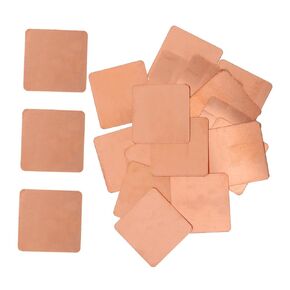 Cabilock 20pcs Ultra-Thin Heat Sink Sheets Copper for DIY Efficient Heat Dissipation for Mobile/Computer