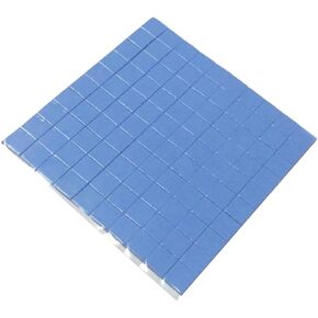 Homoyoyo 100pcs Conductive Silicone Thermal Pad for CPU Ssd Ic and Led Cooling Excellent Heat Conduction Safe Electric Insulation for Enthusiasts