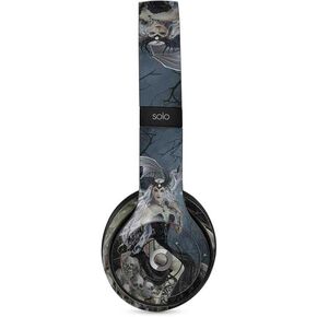 Skinit Decal Audio Skin Compatible with Beats Solo 2 Wired - Originally Designed Gothic Queen with Silver Dragon by Nene Thomas Design