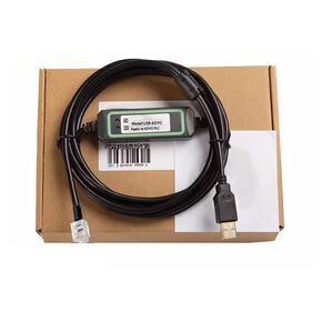 USB-KOYO Applicable Programming Cable Data Download Cable Communication Cable SN/SM/SH/SR/DL/NK Series PLC Debugging Cable Gold-Plated Plug FT232RL Chip Stabilized Model 3 Meter