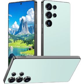 I25 Ultra 5G Unlocked Smartphone,12GB+512GB 7000mAh Fully Cell Phone for Android 14, 6.99“ HD Screen Unlocked Cell Phone, 68MP+108MP Dual Camera/Dual SIM/Fingerprint Lock/Face (Rose)