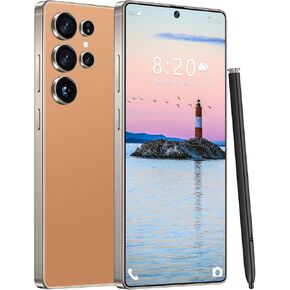 I25 Ultra 5G Unlocked Phones, Built in Pen, 7000mAh Long Battery Life Smartphone, 6.99" HD Screen Unlocked Cell Phone, 8+256GB Phone Android14, Face ID/Fingerprint Lock/Dual SIM/GPS (Purple)