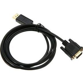 3 أقدام. DisplayPort إلى كابل محول VGA - أسود