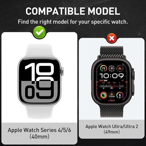 Suoman for Apple Watch Series 6/5/4 44mm Case, [Anti Scratch] Ultra-Thin HD Tempered Glass Screen Protector+ All-Round Durable Hard PC Protective Cover [Glitter Diamonds] -Pink in Saudi Arabia