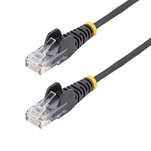 Startech.com 4ft Purple Slim Cat6 Ethernet Cable ، Snagless RJ45 ، LSZH ، 28awg Pure Bare Copper ، Cable/Slim Network Patch Cable in Kuwait