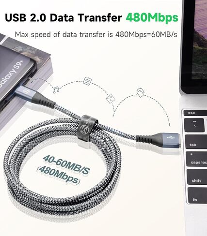 USB Type C Cable [3-Pack,10ft+6.6ft+3.3ft] USB to USB C Charger Cable Fast Charging Braided Cord for iPhone 16 15 Pro Max Plus Samsung Galaxy S25 S24 S23 S22 S21 S20 S10 Note 20 10 A53 A14 Pixel Moto in Saudi Arabia