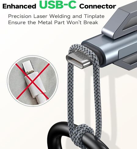 USB Type C Cable [3-Pack,10ft+6.6ft+3.3ft] USB to USB C Charger Cable Fast Charging Braided Cord for iPhone 16 15 Pro Max Plus Samsung Galaxy S25 S24 S23 S22 S21 S20 S10 Note 20 10 A53 A14 Pixel Moto in Saudi Arabia