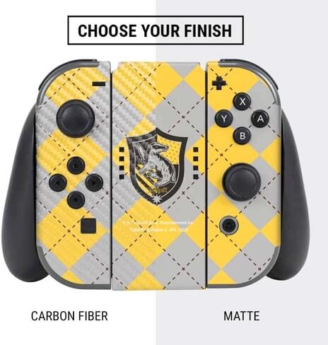 ألعاب Skinit Scenit Gaming متوفرة مع حزمة Nintendo Switch - World World World Harry Potter Hufflepuff Crest in Kuwait