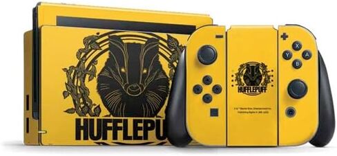 ألعاب Skinit Scenit Gaming متوفرة مع حزمة Nintendo Switch - World World World Harry Potter Hufflepuff Crest in Kuwait