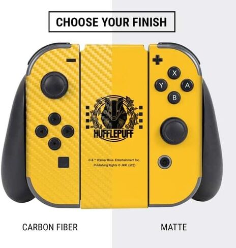 ألعاب Skinit Scenit Gaming متوفرة مع حزمة Nintendo Switch - World World World Harry Potter Hufflepuff Crest in Kuwait