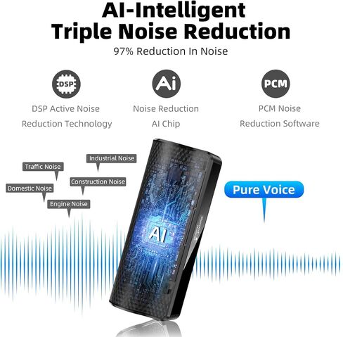 128G Magnetic Voice Recorder with AI-Intelligent Triple Noise Reduction,25 Days Continuous Recording Device,Voice Activated Audio Recorder,Digital Voice Recorder for Meetings/Interviews/Classroom in Saudi Arabia