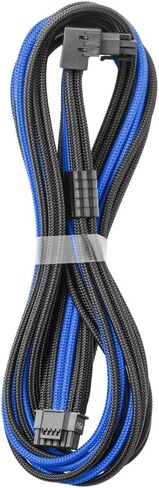 CableMod Universal Pro ModMesh Sleeved 12V-2x6 12VHPWR 90° StealthSense Direct PCIe Cable (Variant B, Black) in Kuwait