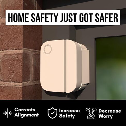 Ring Alarm Magnet Riser | 2 Pack Set with 3M Adhesive - Easy Mount to Any Doorway, Window, and Entryway | Ring Sensor/Magnet Not Included (1/2 inch) in Kuwait
