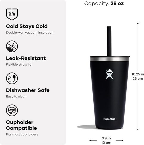 Hydro Flask 20 Oz All Around Tumbler Straw Lid Indigo in Saudi Arabia