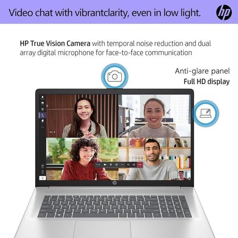 HP Omnibook 5 16 "Copilot+ AI Laptop - AMD Ryzen AI 7 (50 TOPS) - 2K (1920 × 1200) شاشة تعمل باللمس - لوحة مفاتيح الإضاءة الخلفية - ذاكرة 16 جيجابايت - 1TB SSD - Windows 11 - W/128GB SSD SSD in Kuwait
