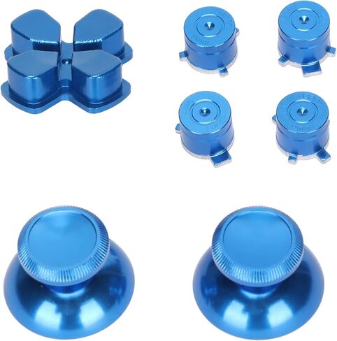 أزرار Yctze Aluminium Abxy و Kit Metal Thumbsticks Kit لوحدة التحكم - تعزيز تجربة الألعاب الخاصة بك مع عصا التحكم وترقية المفاتيح (#11) in Saudi Arabia