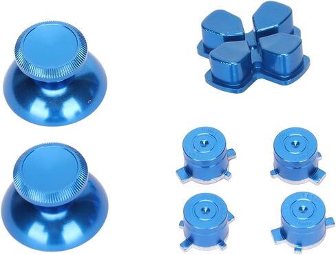 أزرار Yctze Aluminium Abxy و Kit Metal Thumbsticks Kit لوحدة التحكم - تعزيز تجربة الألعاب الخاصة بك مع عصا التحكم وترقية المفاتيح (#11) in Saudi Arabia