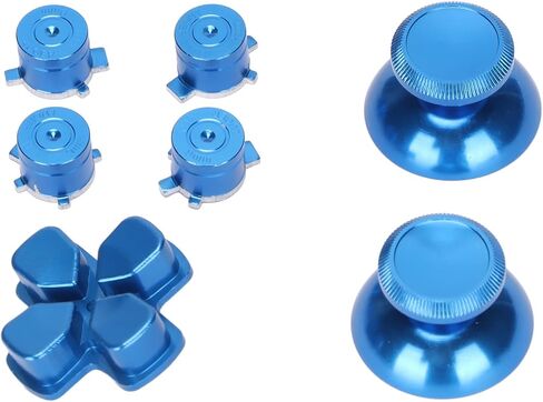 أزرار Yctze Aluminium Abxy و Kit Metal Thumbsticks Kit لوحدة التحكم - تعزيز تجربة الألعاب الخاصة بك مع عصا التحكم وترقية المفاتيح (#11) in Saudi Arabia