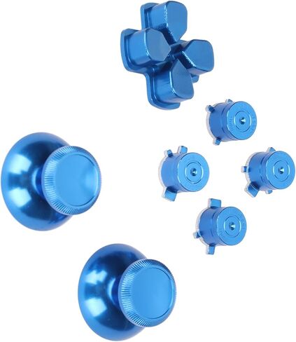 أزرار Yctze Aluminium Abxy و Kit Metal Thumbsticks Kit لوحدة التحكم - تعزيز تجربة الألعاب الخاصة بك مع عصا التحكم وترقية المفاتيح (#11) in Saudi Arabia